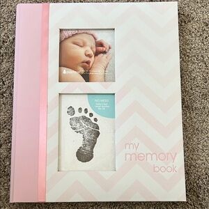 Pink and White Memory Book